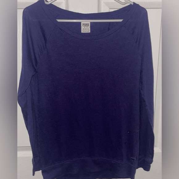 Victoria's Secret Tops - Victoria's Secret Pink Dark Blue Top